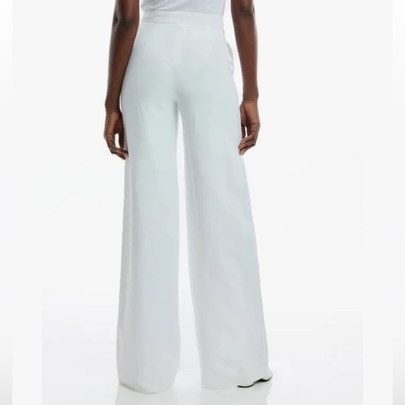MaxMara Studio white wide leg pants size 6